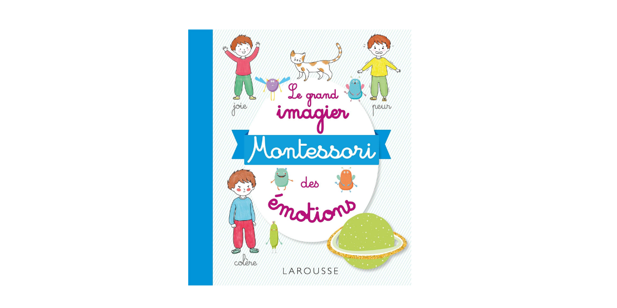 Livre le grand imagier des émotions Montessori